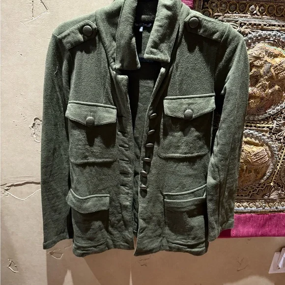 rag & bone Green Utility Jacket - Picture 2 of 3